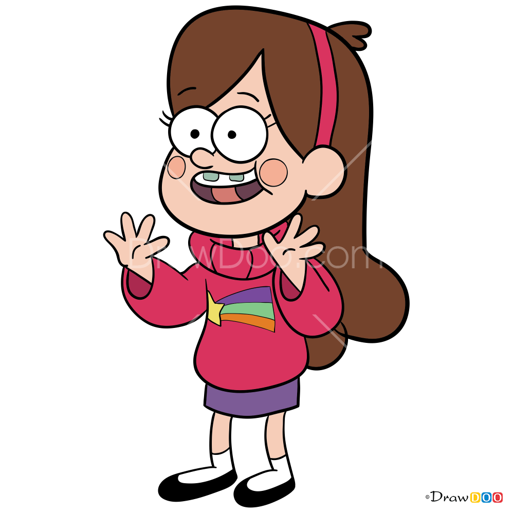 How To Draw Mabel Pines Gravity Falls